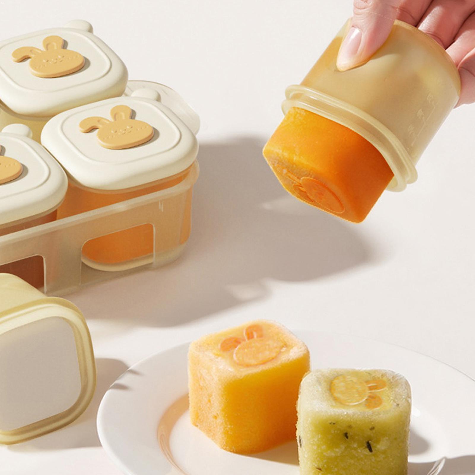 Freezer Tray Baby - Cube Food Freezer Tray Kids Yogurt