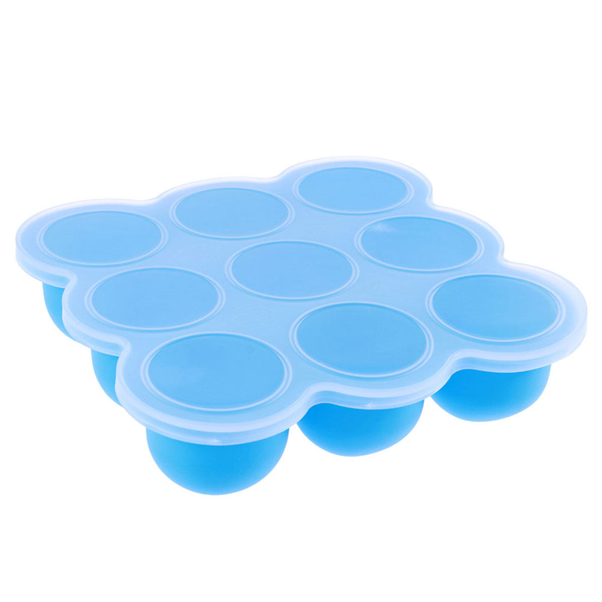 Freezer Tray Baby - 9-Count Baby Food Storage Containers Silicone