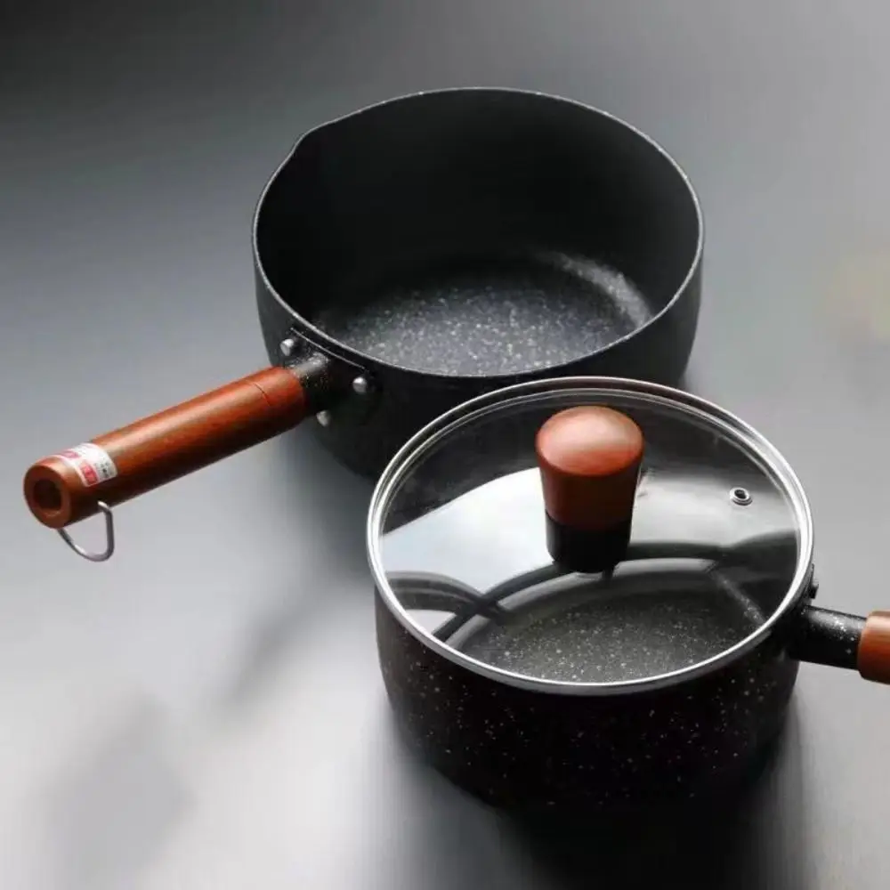 Baby Food Japanese - Non-Stick Milk Pot Wood Handle Universal