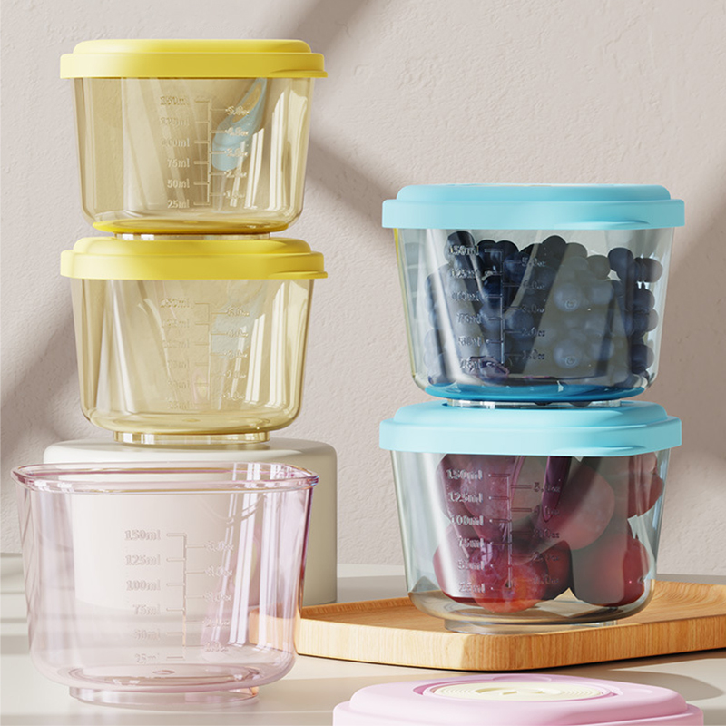 Baby Food Options - 6 Pcs Baby Food Storage Containers
