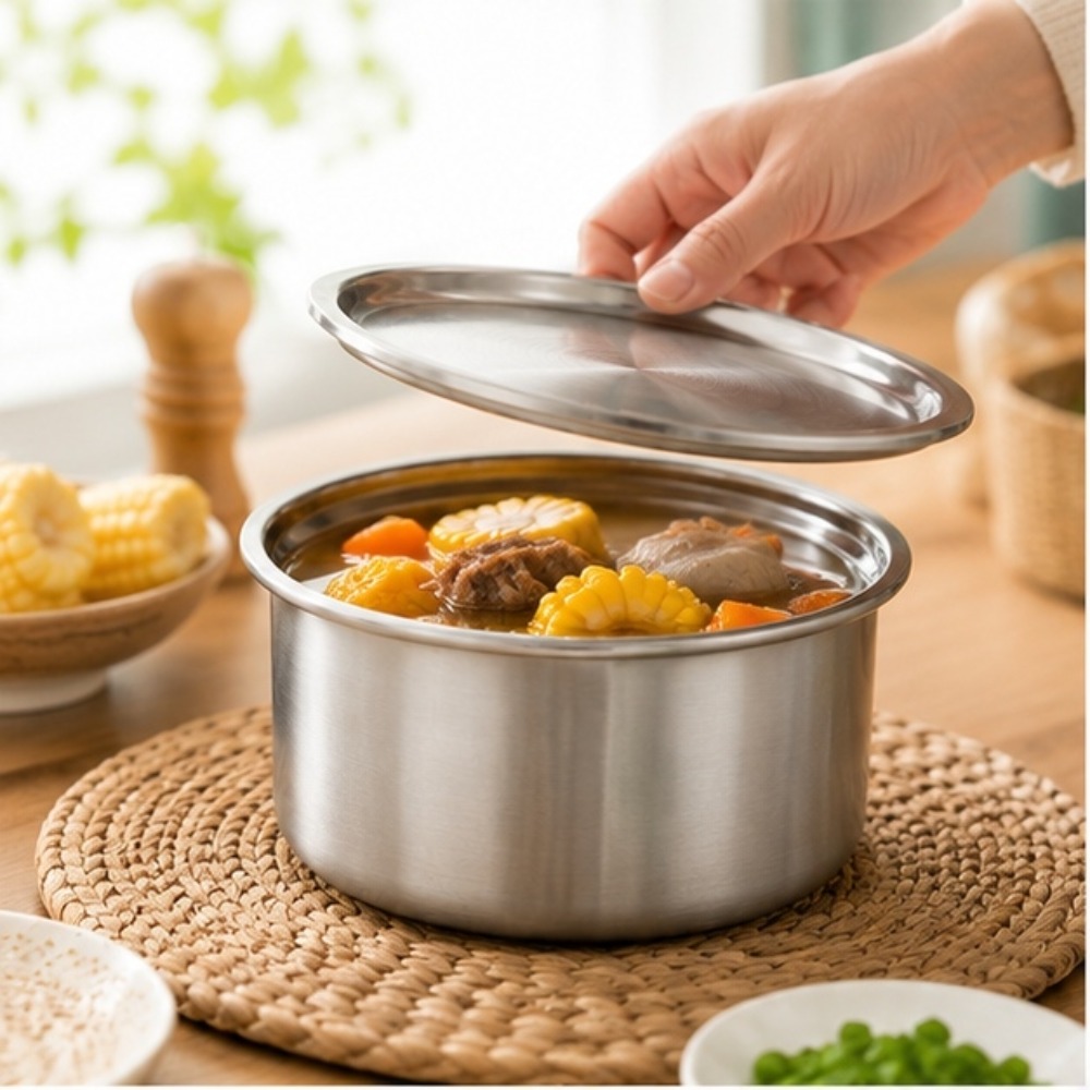 Baby Food Container - 304 Stainless Steel Ramekin with Lid