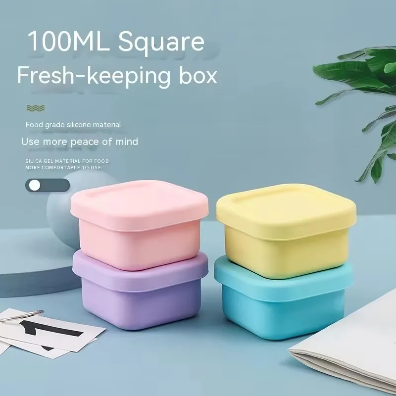 Baby Food Options - 1Pc Silicone Baby Lunch Box with