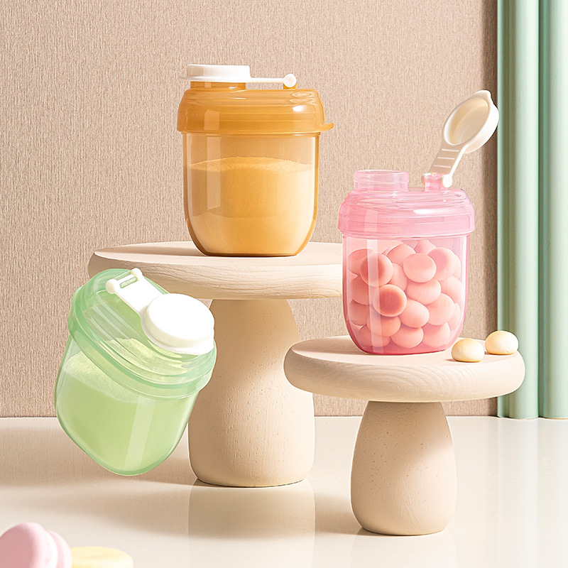 Baby Food Options - Baby Formula Dispenser, Portable One-Meal-One-Compartment Design,