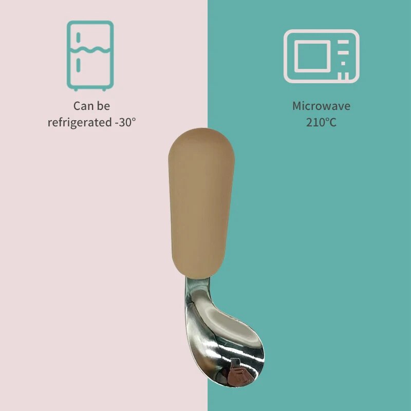 Baby Spoon Fork Set 316 Stainl - Baby Food Utensils review and price