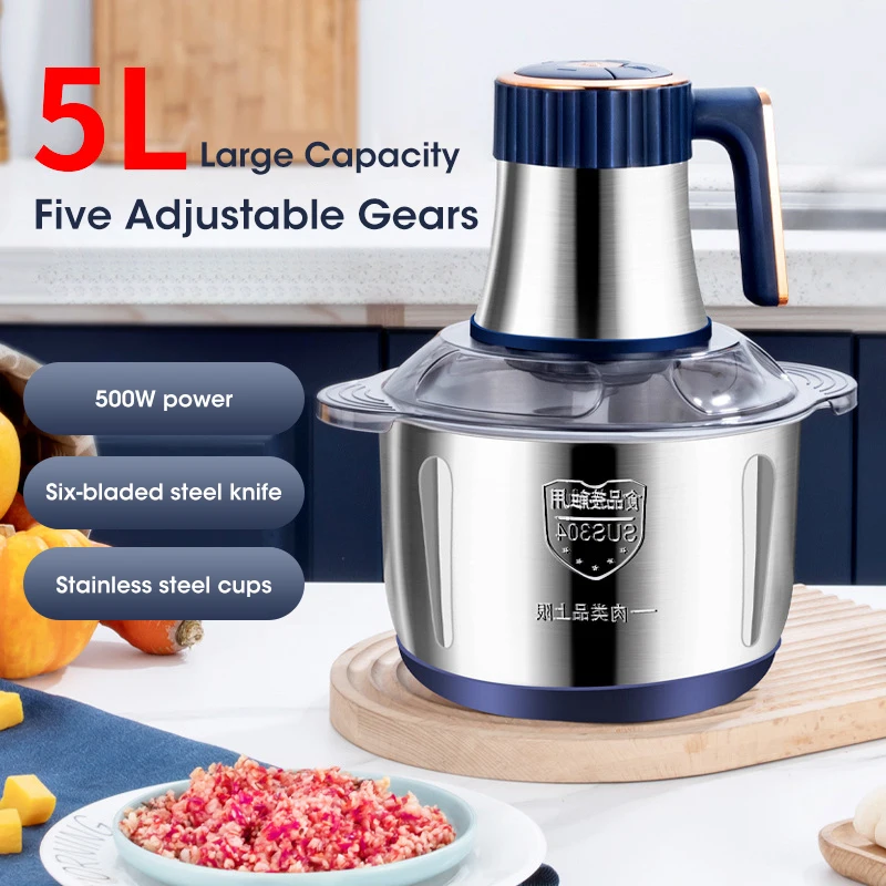 5L Electric Meat Grinders 304  - Baby Food With Meat review and price