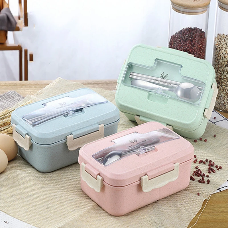 Microwave Lunch Box Wheat Stra - Baby Food Zip Lock Bag review and price
