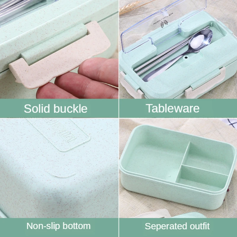 Microwave Lunch Box Wheat Stra - Baby Food Zip Lock Bag review and price