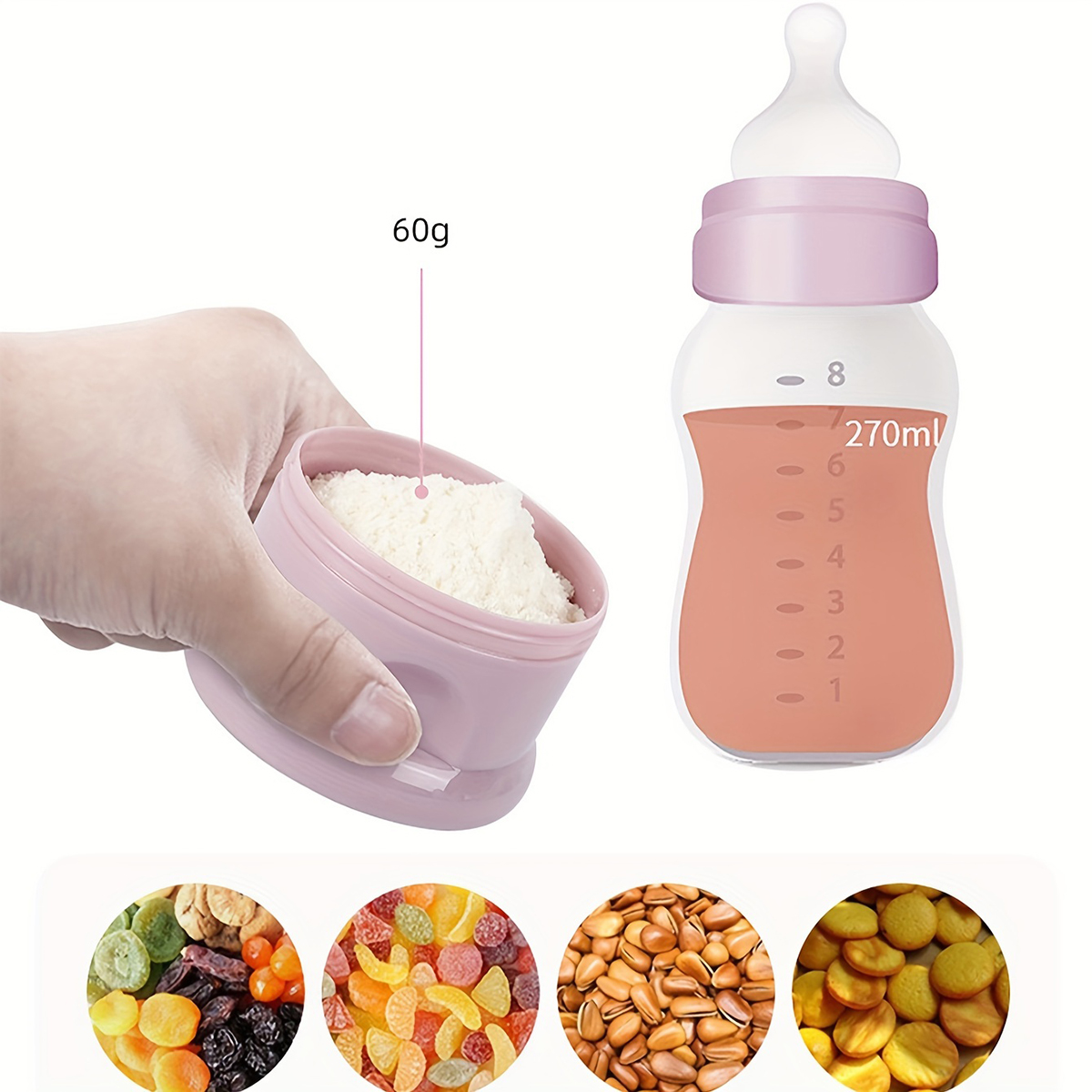 Large Capacity Baby Milk Powde - Baby Food Options review and price