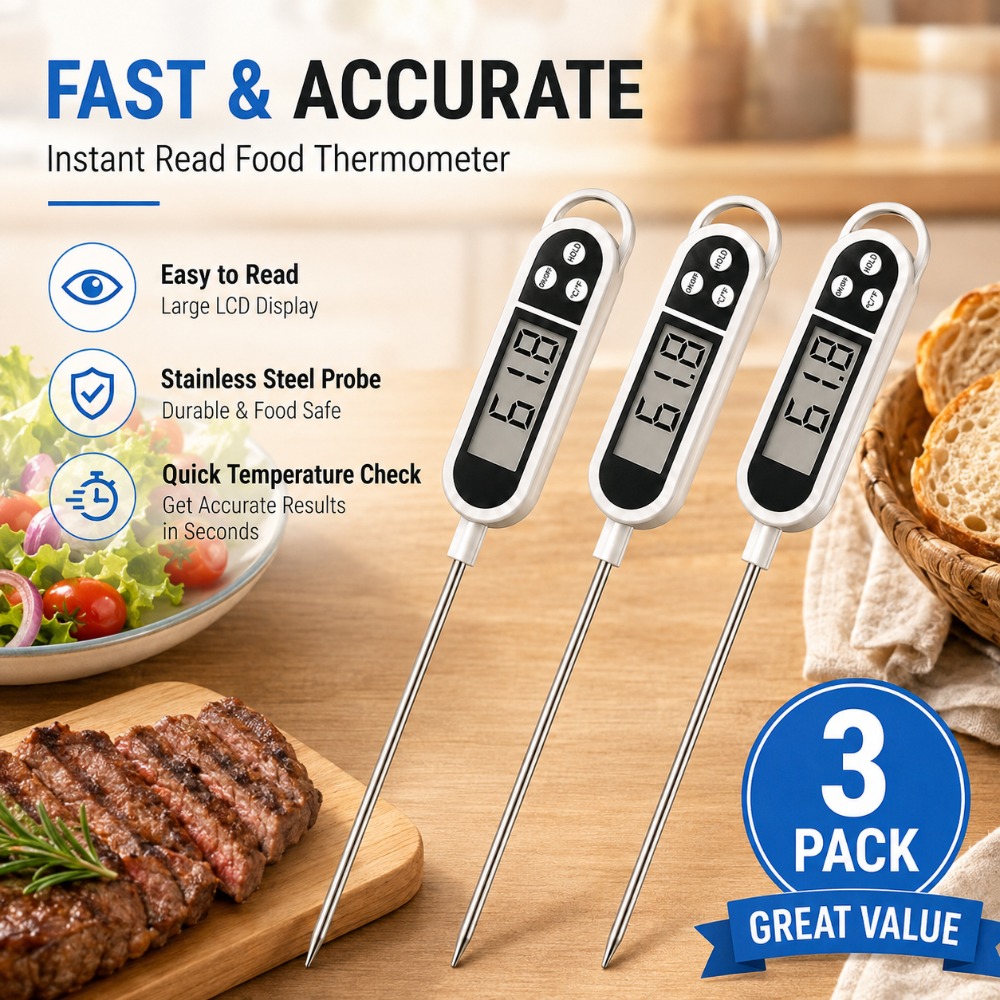 Digital Probe Thermometer Wide - Baby Food With Meat review and price