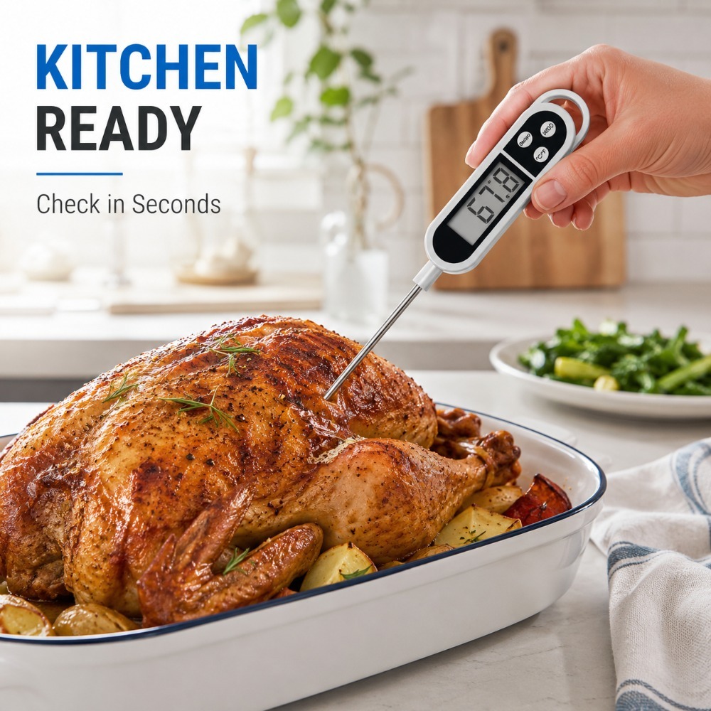 Digital Probe Thermometer Wide - Baby Food With Meat review and price