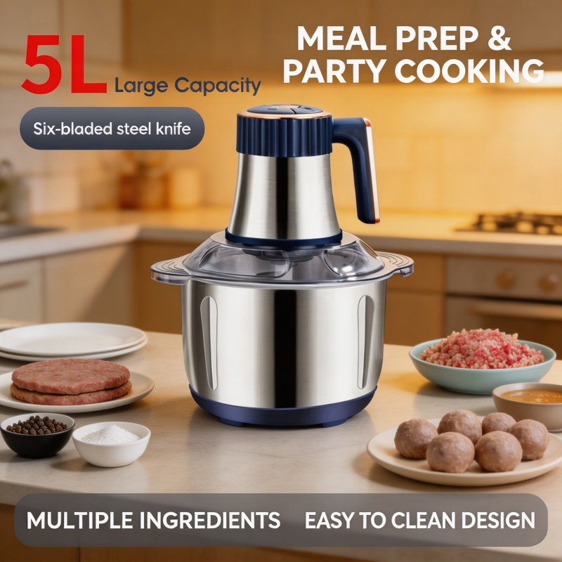 5L Electric Meat Grinders 304  - Baby Food With Meat review and price