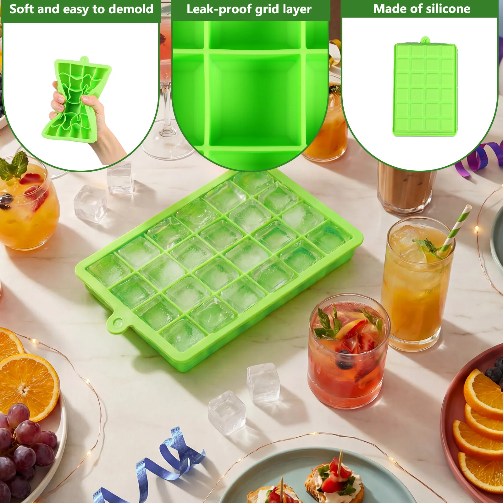 Silicone Ice Cube Tray Easy Re - Freezer Tray Baby review and price