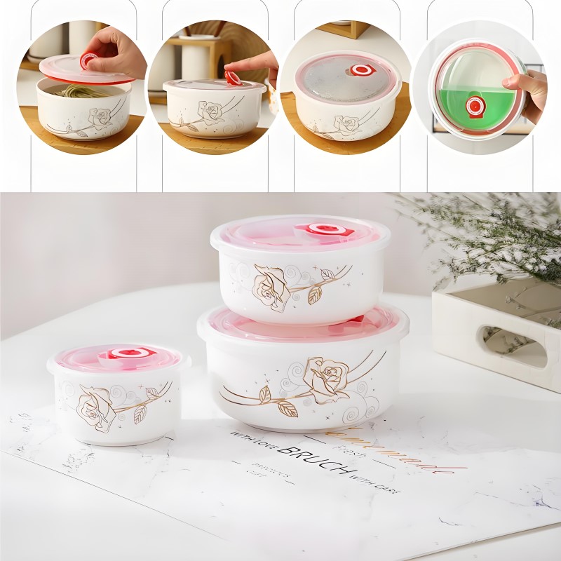 Three-piece set, fine bone chi - Baby Food Container review and price