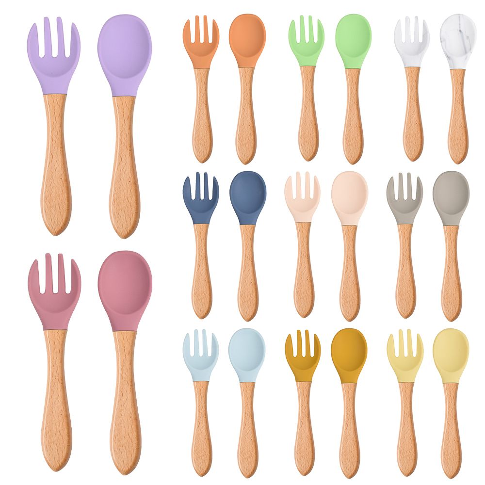 2Pcs/Set Baby Silicone Spoon F - Baby Food Utensils review and price