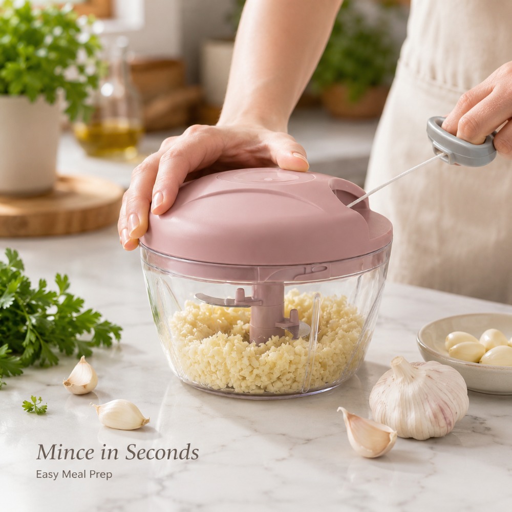 Manual Pull String Garlic Minc - Baby Food With Meat review and price