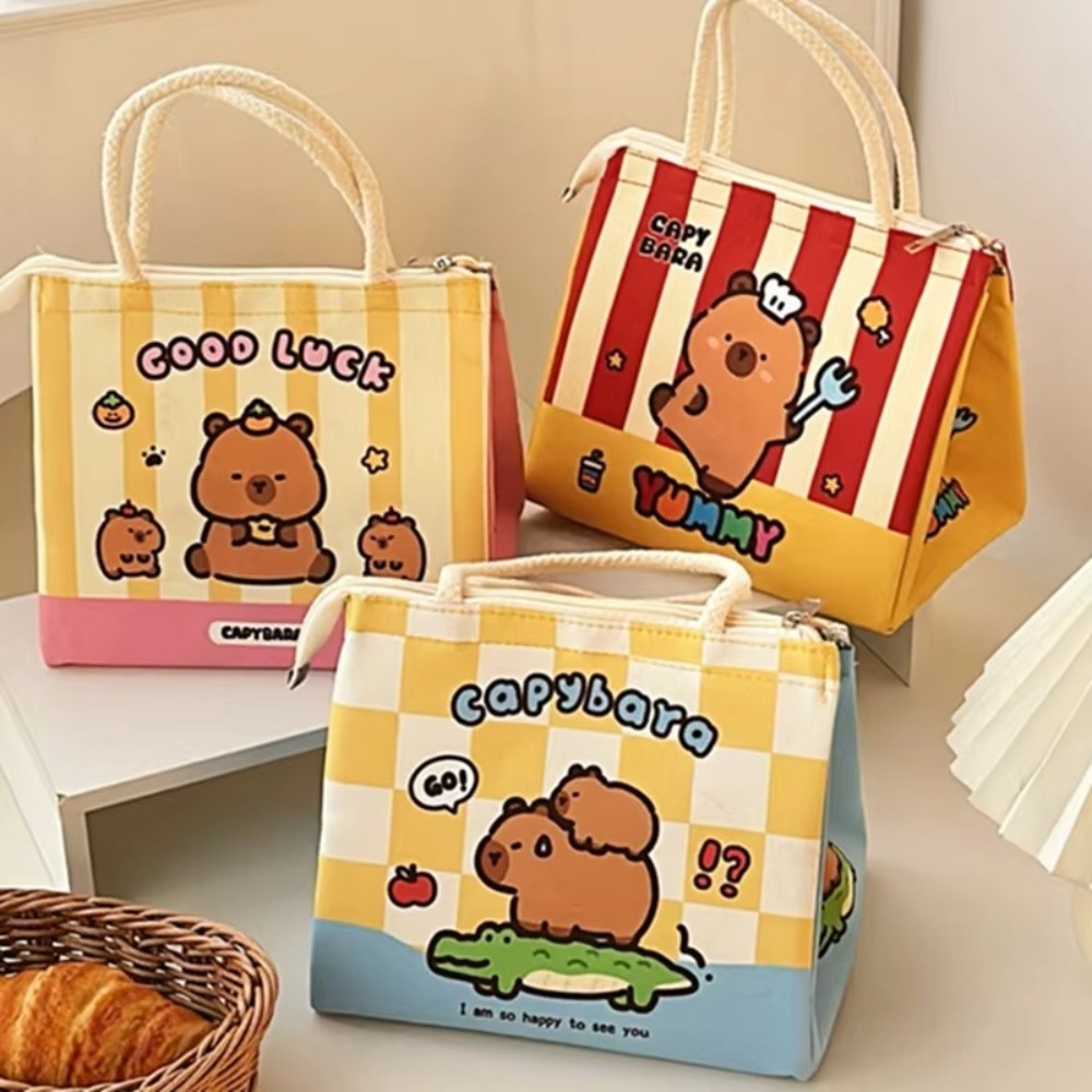 Kawaii Capybara Thermal Lunch  - Baby Food Zip Lock Bag review and price