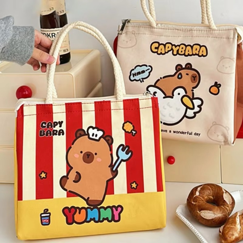 Kawaii Capybara Thermal Lunch  - Baby Food Zip Lock Bag review and price