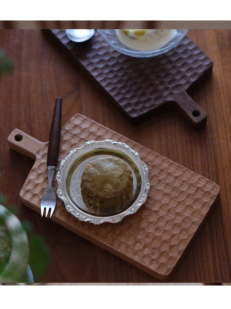 Carved Cherry Wood Small Chopp - Baby Food Japanese review and price