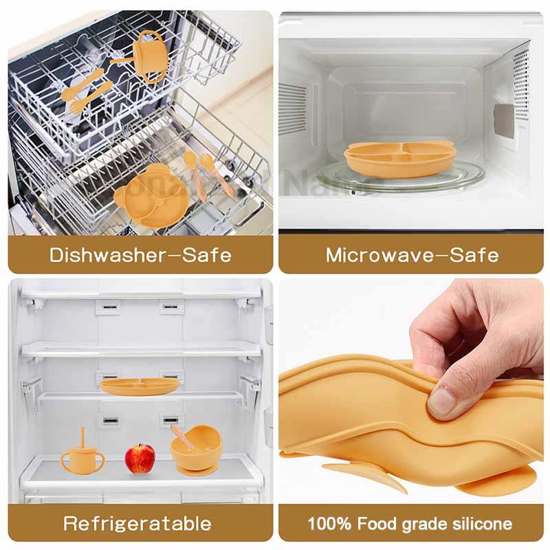 Feeding Set Silicone For Baby  - Baby Food Utensils review and price