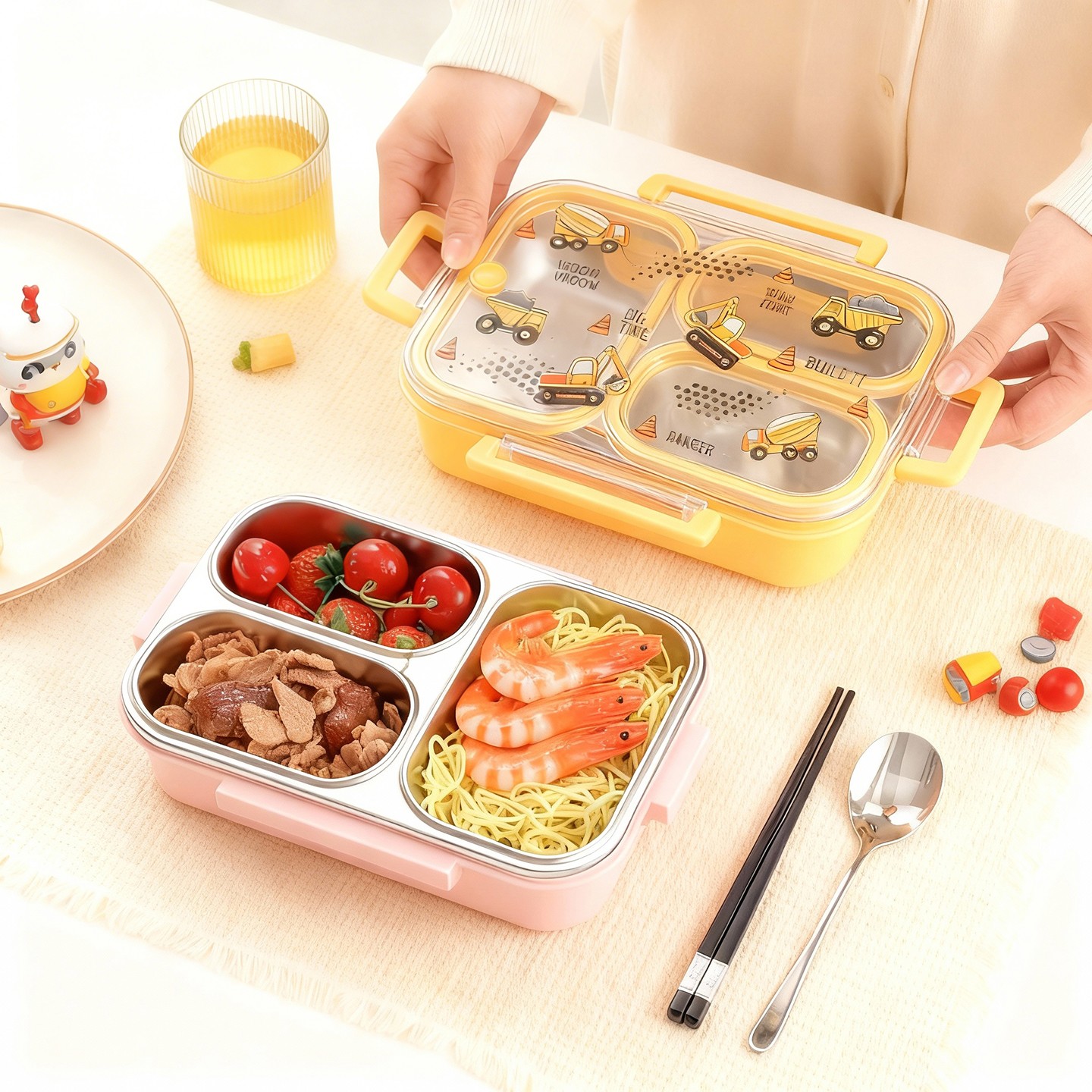 Large Capacity Cartoon Childre - Baby Food Container review and price
